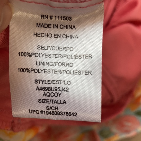 RelistedLily Rose tie straps floral print rouched dress w ruffle S XL juniors - Picture 16 of 17